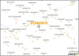 map of Otradnoye