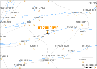 map of Otradnoye