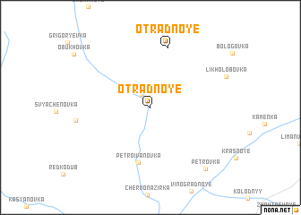 map of Otradnoye