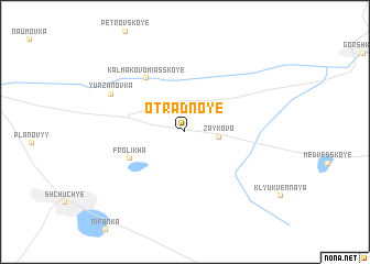 map of Otradnoye