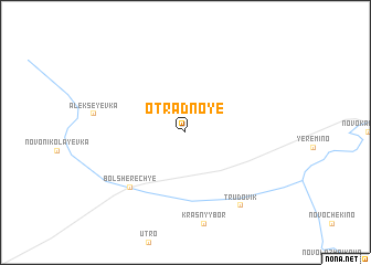 map of Otradnoye