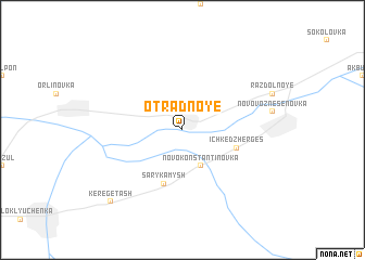 map of Otradnoye