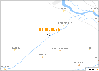 map of Otradnoye