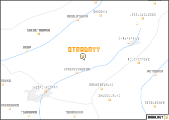 map of Otradnyy