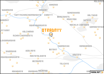 map of Otradnyy