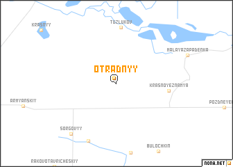 map of Otradnyy