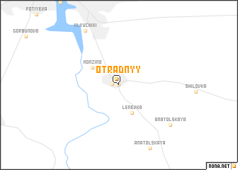 map of Otradnyy