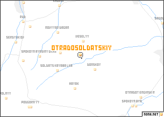 map of Otrado-Soldatskiy