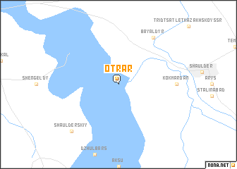 map of Otrar
