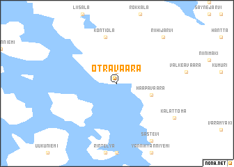 map of Otravaara