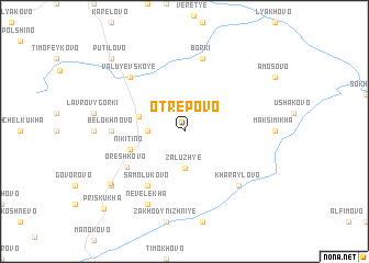 map of Otrepovo