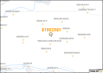 map of Otreznoy