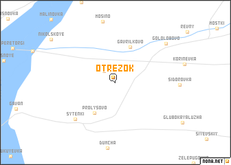 map of Otrezok