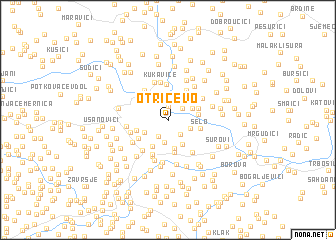 map of Otricevo