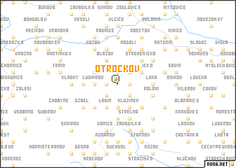 map of Otročkov