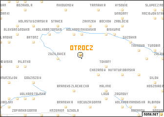 map of Otrocz