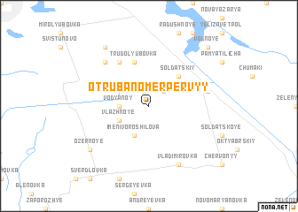 map of Otruba Nomer Pervyy