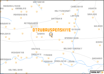 map of Otruba-Uspenskiye