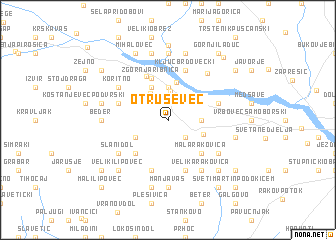 map of Otruševec