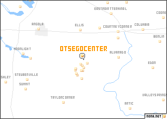 map of Otsego Center