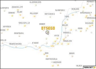 map of Otsego