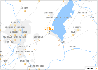 map of Ōtsu