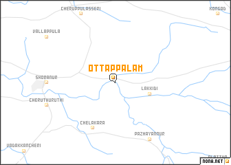 map of Ottappālam