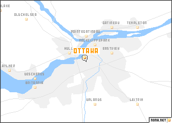 map of Ottawa
