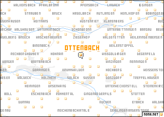map of Ottenbach