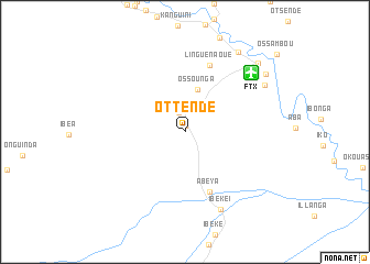 map of Ottendé