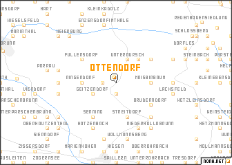 map of Ottendorf