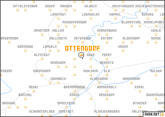 map of Ottendorf
