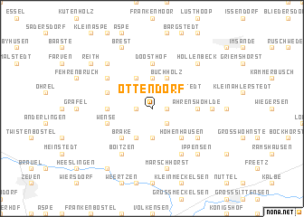 map of Ottendorf