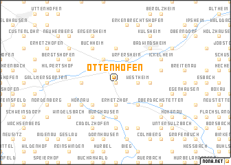 map of Ottenhofen