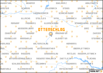 map of Ottenschlag