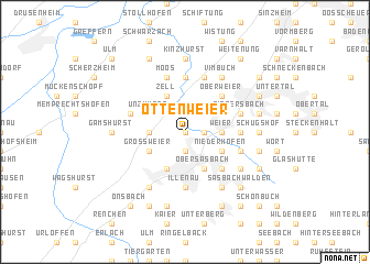 map of Ottenweier