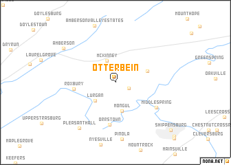 map of Otterbein