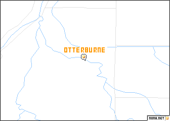 map of Otterburne