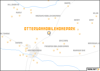 map of Otterdam Mobile Home Park
