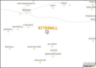 map of Otter Hill