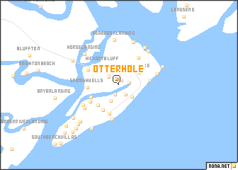 map of Otter Hole