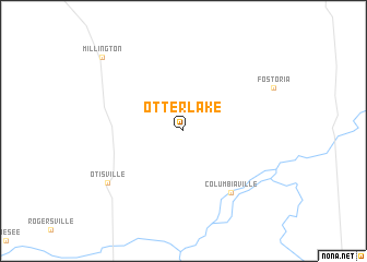 map of Otter Lake