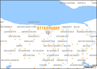 map of Otterndorf