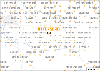 map of Öttersbach