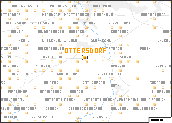 map of Ottersdorf