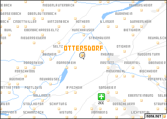 map of Ottersdorf