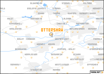 map of Ottershaw