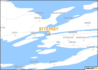 map of Ottersøy