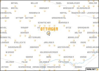 map of Ottingen