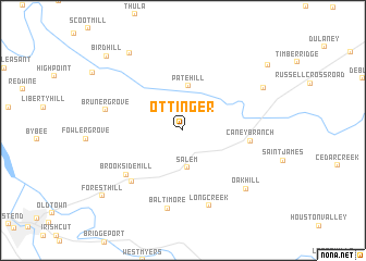 map of Ottinger